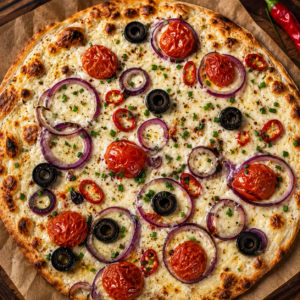 Flammkuchen feurig