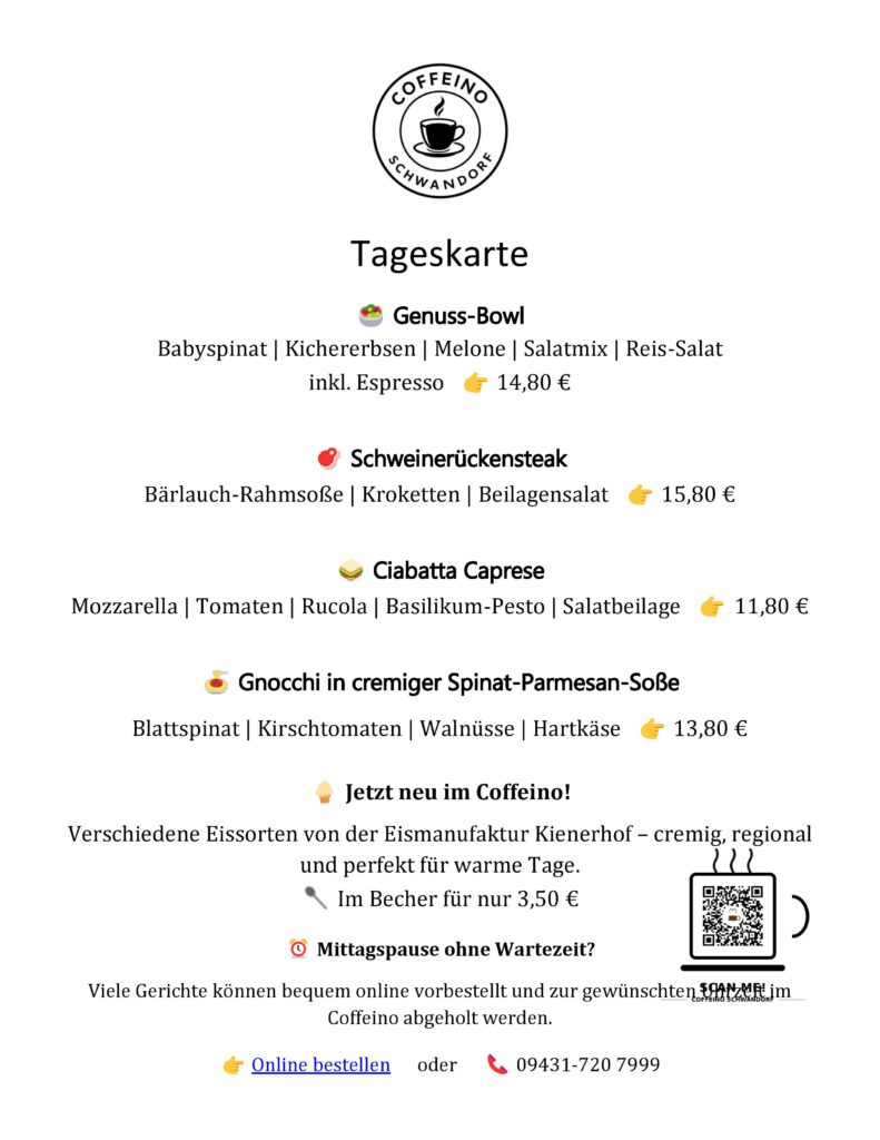 Wochenkarte