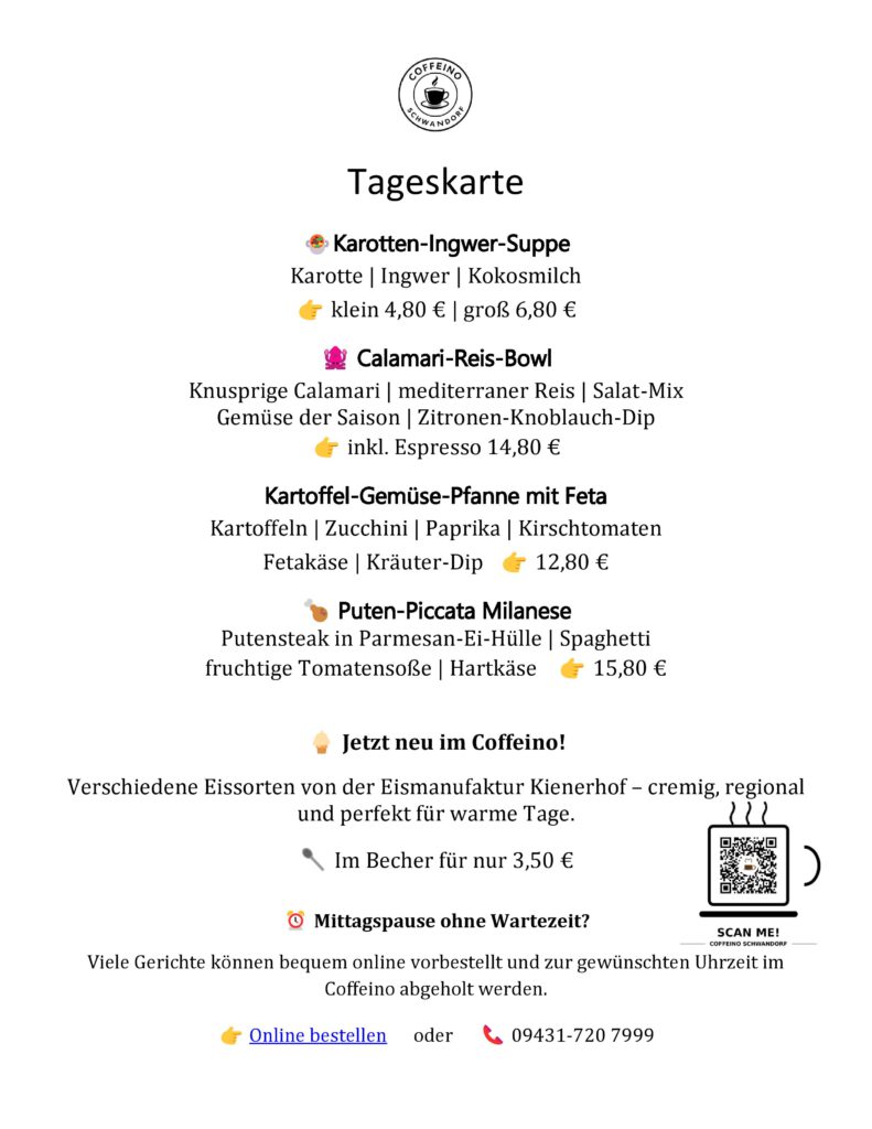 Wochenkarte